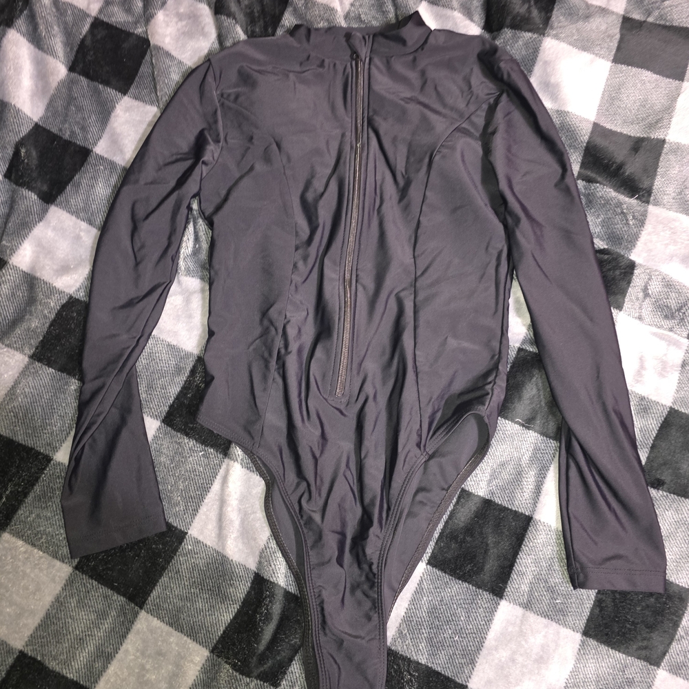 Black Long Sleeve Bodycon Bodysuit